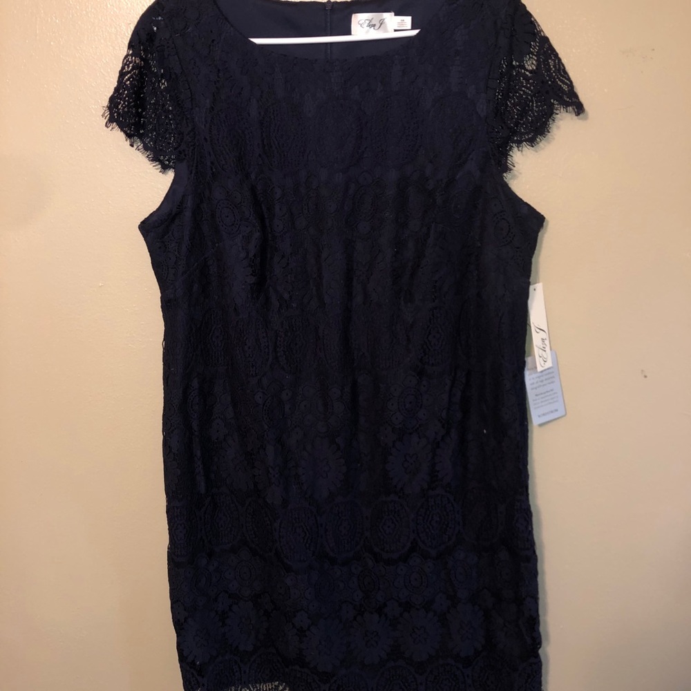 Navy lace dress 16W